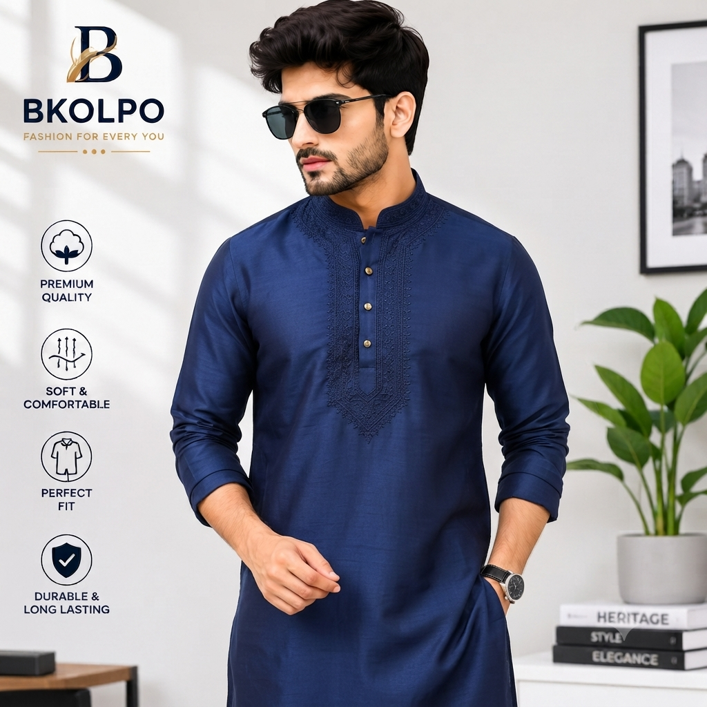BKOLPO Premium Embroidered Panjabi