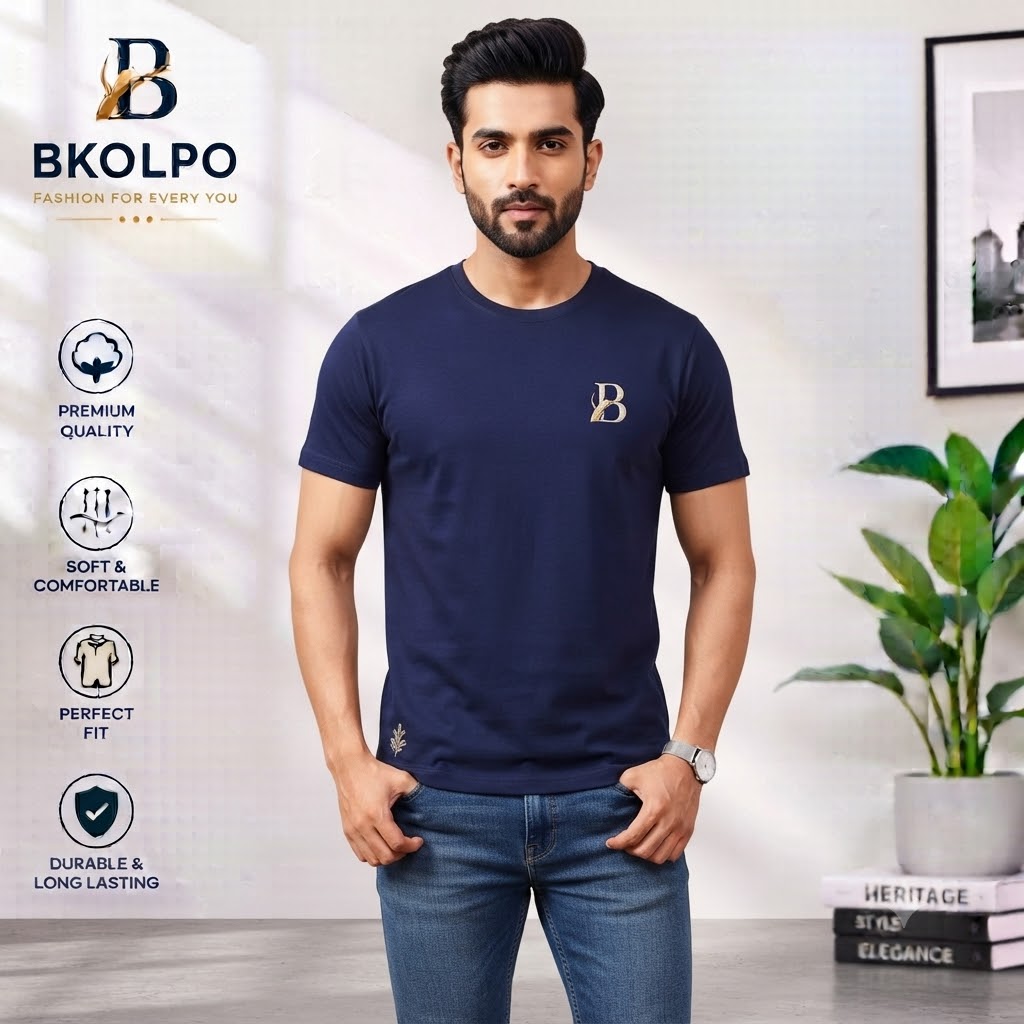 BKOLPO Premium Cotton Polo T-Shirt