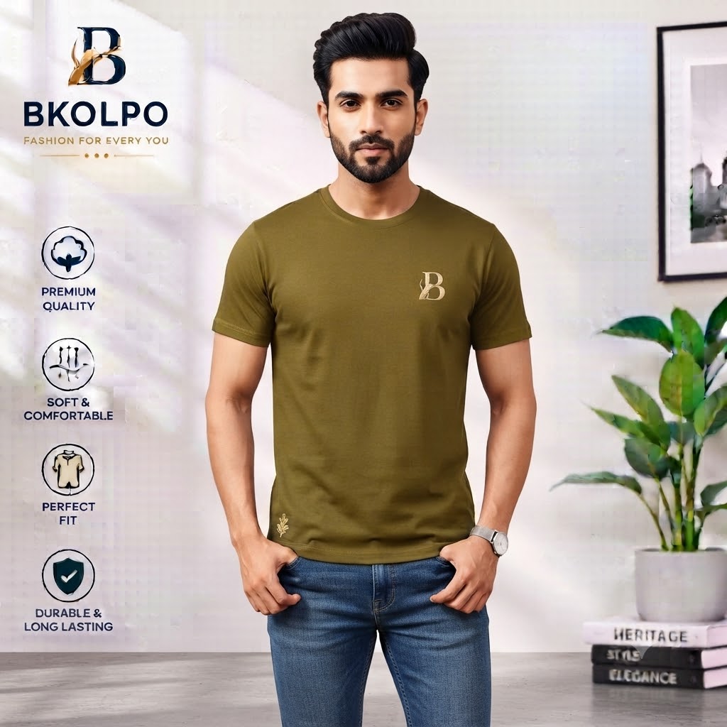 BKOLPO Classic Printed T-Shirt