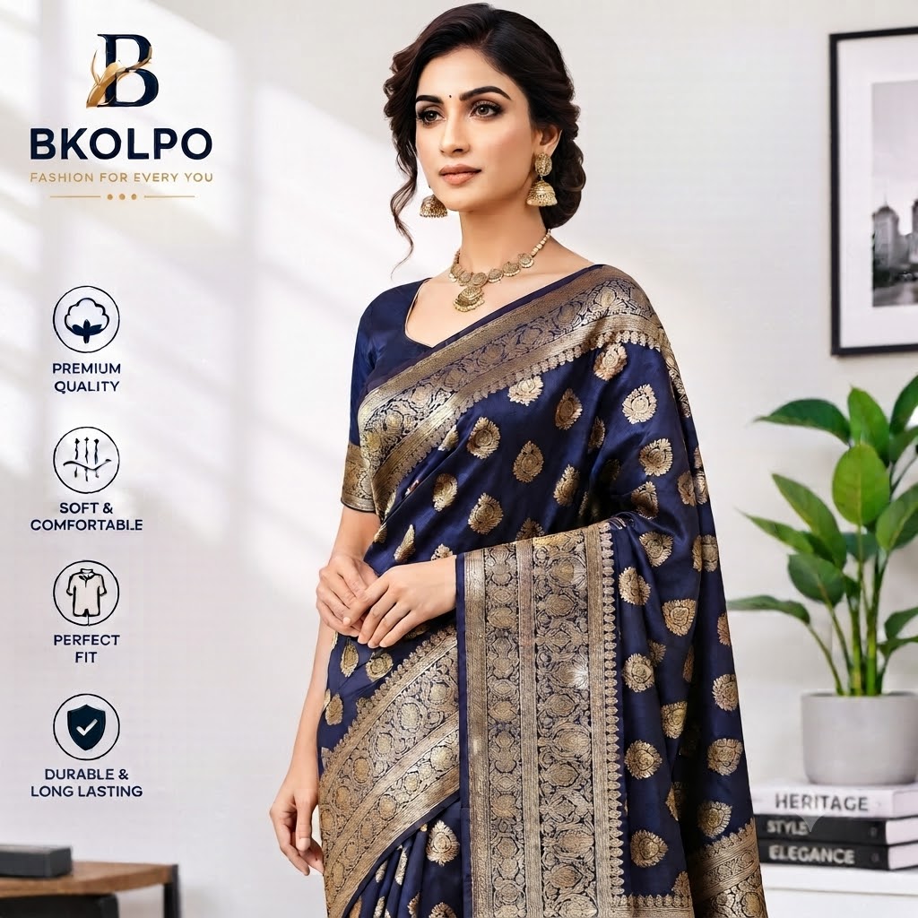 BKOLPO Premium Silk Saree